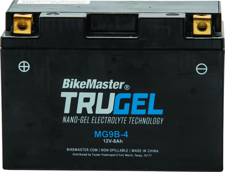 BikeMaster TruGel Battery - MG9B-4 - Bull Strap