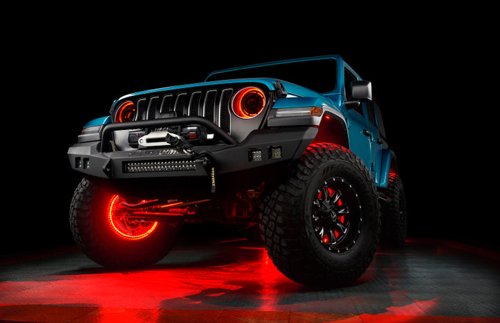 ORACLE Lighting LED Illuminated Wheel Rings - ColorSHIFT RGB+W - Bull Strap