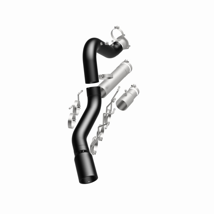 MagnaFlow 2024+ Chevy Silverado 2500HD/3500HD Black Series Filter-Back Performance Exhaust - Bull Strap