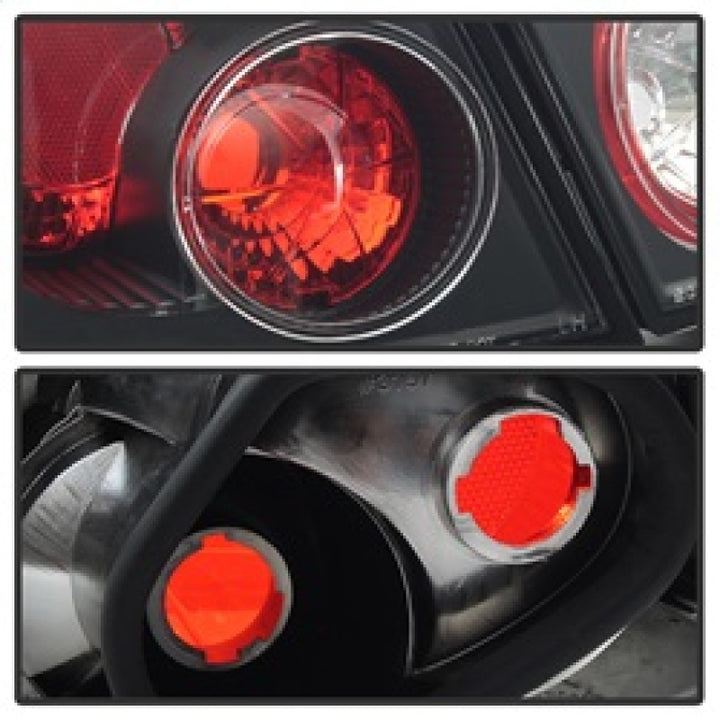 Spyder Toyota Corolla 03-08 Euro Style Tail Lights Black ALT-YD-TC03-BK - Bull Strap