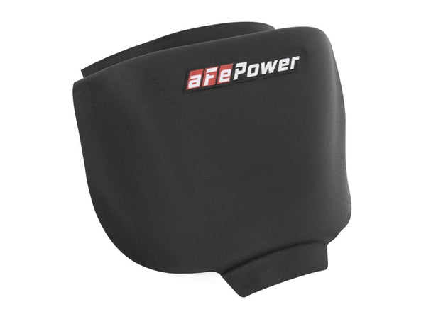 aFe MagnumFORCE Intake Rain Shield 15-16 Dodge Challenger SRT Hellcat 6.2L V8 (sc) - Black - Bull Strap