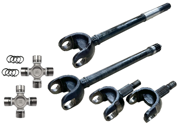 Revolution Gear & Axle 2018+ Jeep Wrangler JL & JT Chromoly Discovery Series Front Axle Kit - Bull Strap