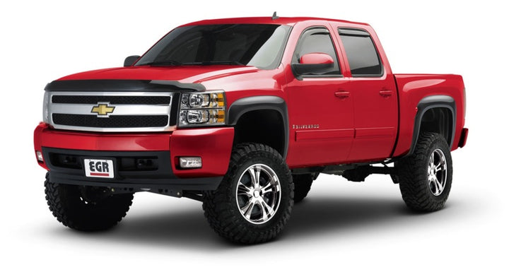 EGR 07-13 Chev Silverado 6-8ft Bed Rugged Look Fender Flares - Set (751504) - Bull Strap