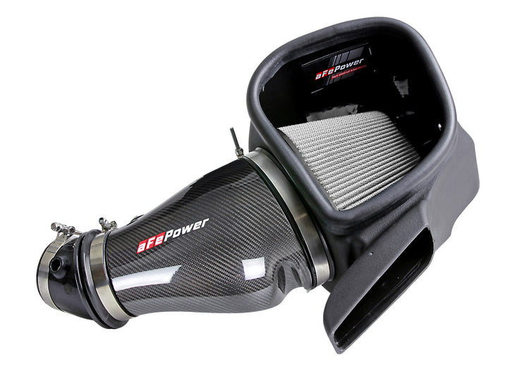 aFe Track Series Carbon Fiber Pro Dry S AIS - 2018 Jeep Grand Cherokee Trackhawk (WK2) V8-6.2L(SC) - Bull Strap
