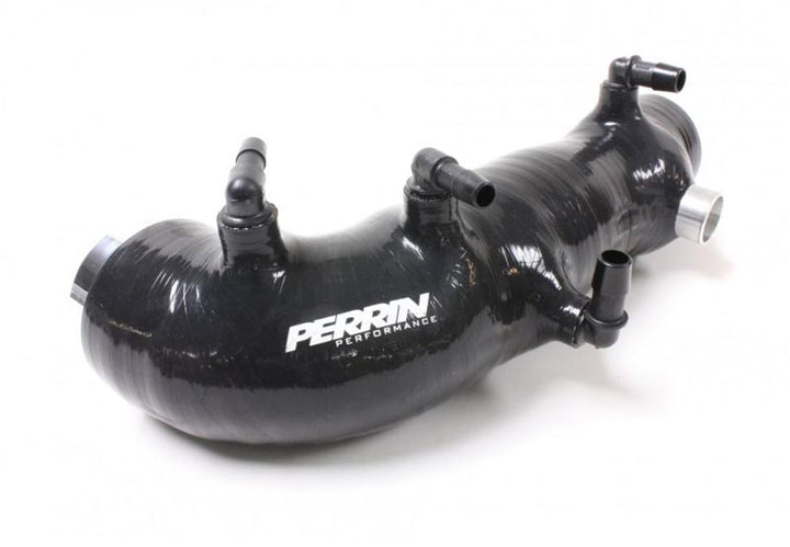 PERRIN 02-07 Subaru WRX / 04-21 STI / 04-08 Forester XT Turbo Inlet Hose - Black - Bull Strap