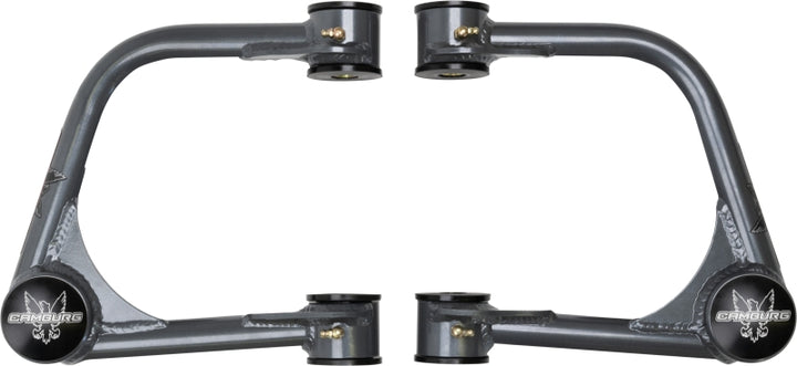 Camburg Ford Bronco 21-23 1.25in Performance Uniball Upper Arms (w/Covers) - Bull Strap