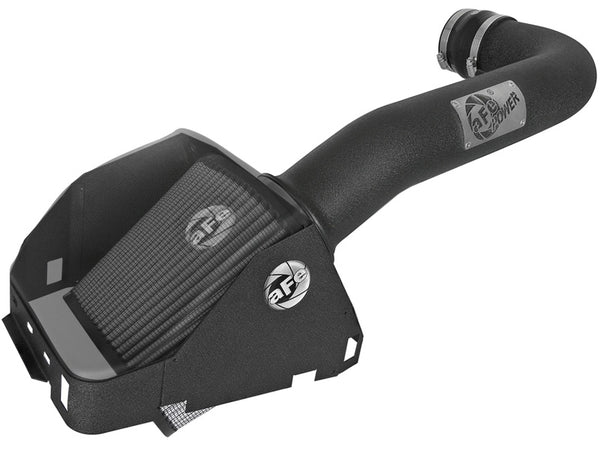 aFe Magnum FORCE Stage-2 Pro DRY S Cold Air Intake System 2017 Ford Superduty V8 6.2L - Bull Strap