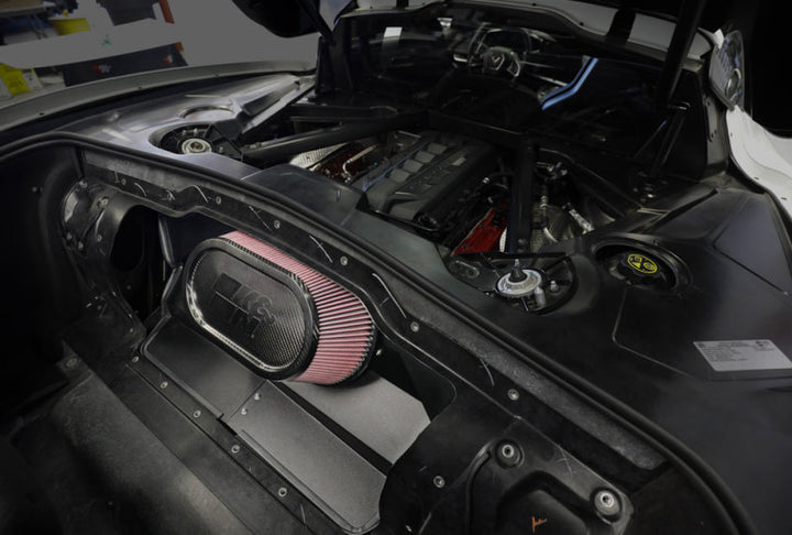 K&N 20-21 Chevrolet Corvette Stingray 6.2L V8 F/I AirCharger Performance Intake System - Bull Strap