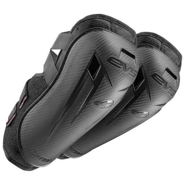 EVS Option Elbow Guard Black - Mini - Bull Strap