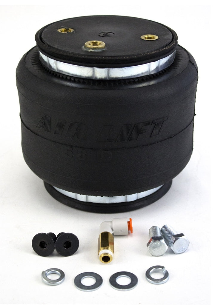 Air Lift Replacement Air Spring-Loadlifter 5000 Ultimate Bellows Type w/ internal Jounce Bumper - Bull Strap
