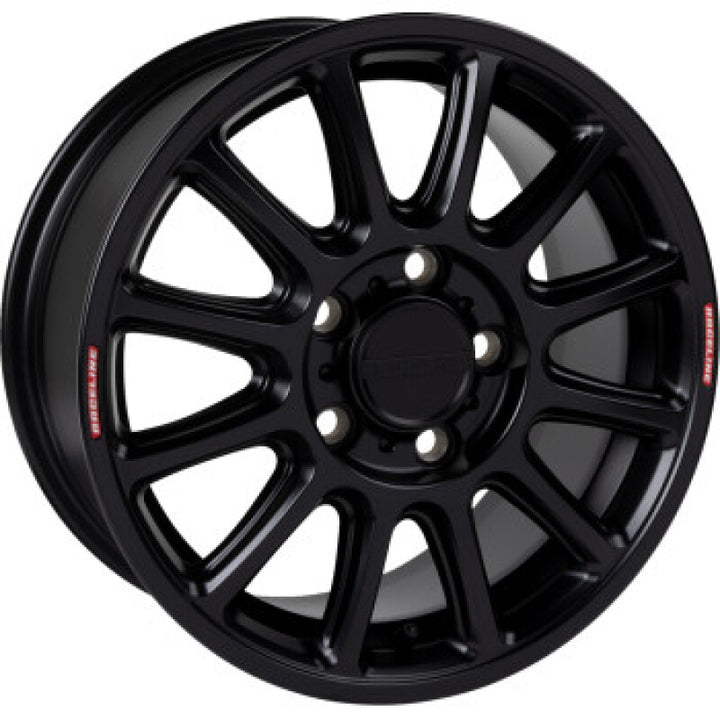 Raceline A14VB Alpha 15x7in/5x114.3 BP/56mm Offset/68mm Bore - Satin Black Wheel - Bull Strap