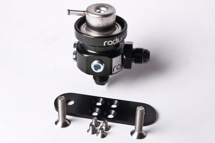 Radium Engineering Fuel Pressure Regulator W/ 4 Bar Bosch Reg - Bull Strap