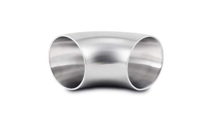 Vibrant 2.5in O.D. T304 SS 90 Deg Mandrel Bend (2.5in Centerline Radius) - Bull Strap