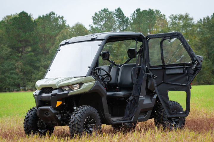 Seizmik 16-24 Can Am Defender HD5-HD10 Front Soft Door Kit - Bull Strap