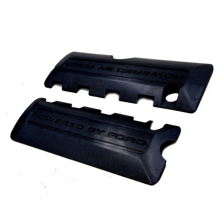 Ford Racing 11-17 Mustang 5.0L 4V / 15-18 Shelby Mustang GT350 Black Engine Coil Covers - Bull Strap