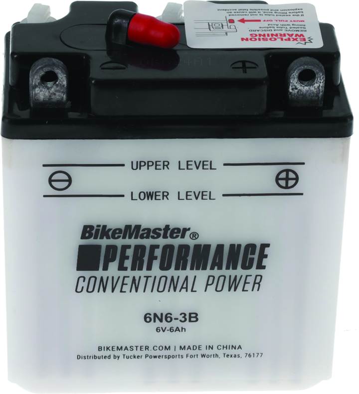 BikeMaster Battery - 6N6-3B - Bull Strap