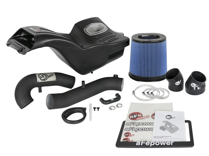aFe Momentum XP Pro 5R Cold Air Intake System 17-18 Ford F-150 Raptor V6-3.5L (tt) EcoBoost - Bull Strap
