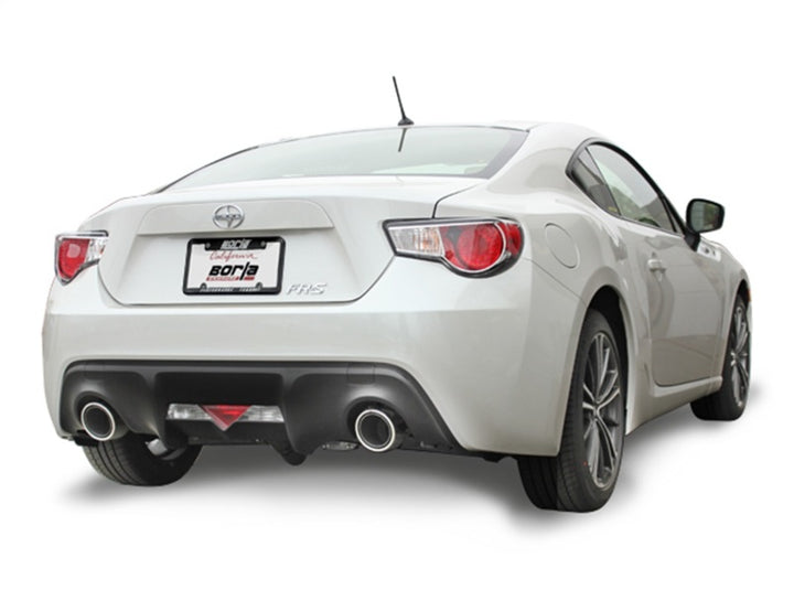 Borla 13-15 Scion FR-S 2.0L 4cyl 6spd / 13 Subaru BRZ 2.0L 4cyl 6spd SS Catback Exhaust - Bull Strap