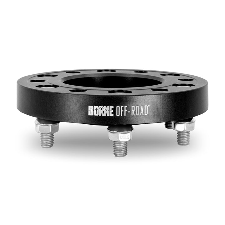 Borne Off-Road Wheel Spacers - 6x139.7 - 78.1 - 50mm - M14x1.5 - Black - Bull Strap
