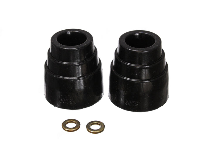Energy Suspension Bump Stop Universal 2-1/2 Tall - Black - Bull Strap