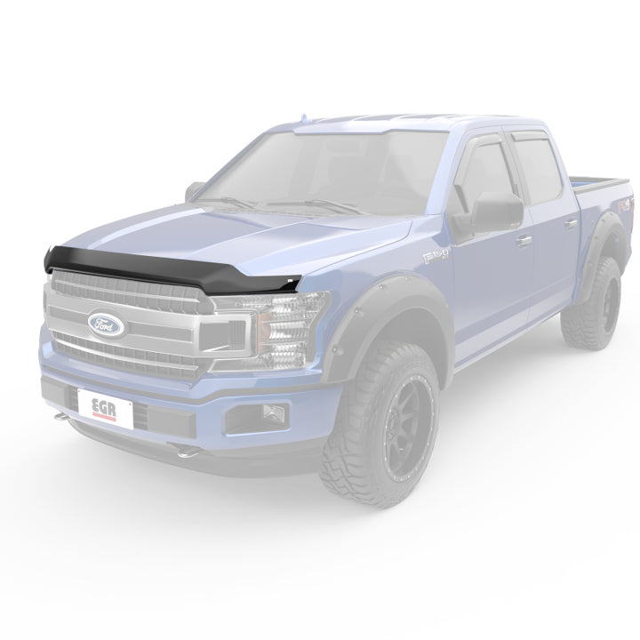 EGR 15+ Ford F150 Superguard Hood Shield - Matte (303475) - Bull Strap