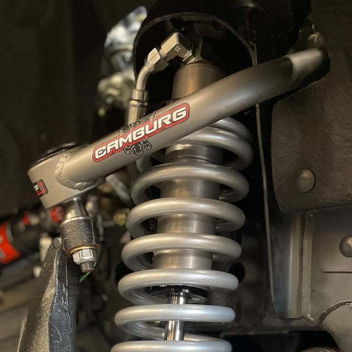 Camburg Ford Bronco 21-23 1.25in Performance Uniball Upper Arms (w/Covers) - Bull Strap