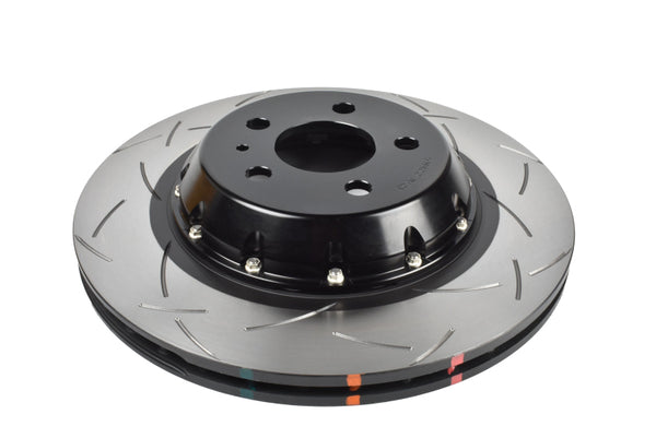 DBA 17-23 Tesla Model 3 (w/355mm Front Rotor) Front 5000 Series 2-Piece Slotted Rotor w/Black Hat - Bull Strap
