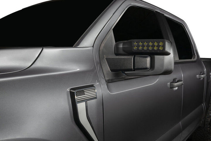 Oracle 21-25 Ford F150 LED Off-Road Side Mirror Ditch Lights - White LED - Bull Strap