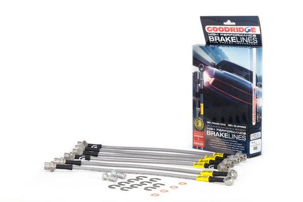 Goodridge 08+ Toyota Tundra 2/4WD Brake Lines - Bull Strap
