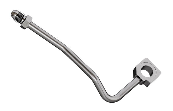 Goodridge 14-23 Harley Davidson FLH/FLT Models Front ABS Banjo Adaptor - Bull Strap