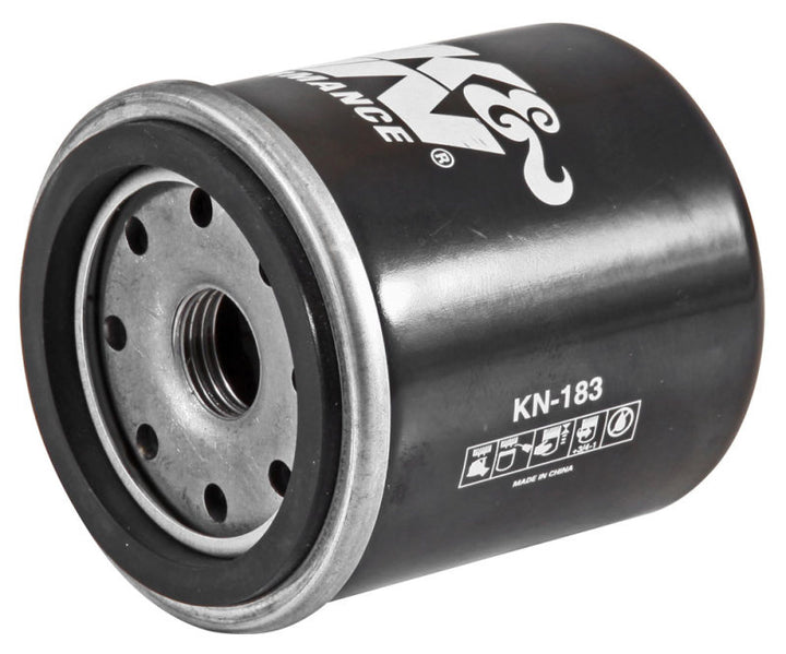 K&N Piaggio 2.156in OD x 3.063in Height Oil Filter - Bull Strap