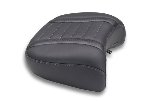 Mustang 23-25 Harley CVO Rd Glide Std, Str Glide and Rd Glide, Deluxe Touring Wide Passenger Black - Bull Strap
