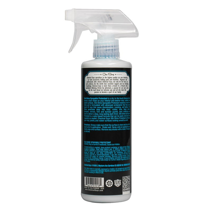 Chemical Guys Silk Shine Sprayable Dressing - 16oz - Bull Strap