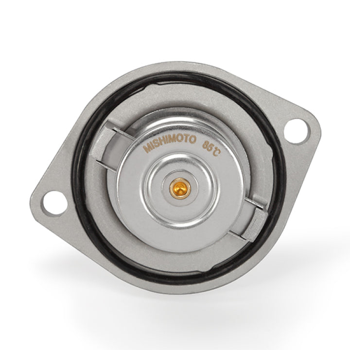 Mishimoto 03-07 Ford 6.0L Powerstroke Low-Temperature Thermostat w/ Housing - Bull Strap