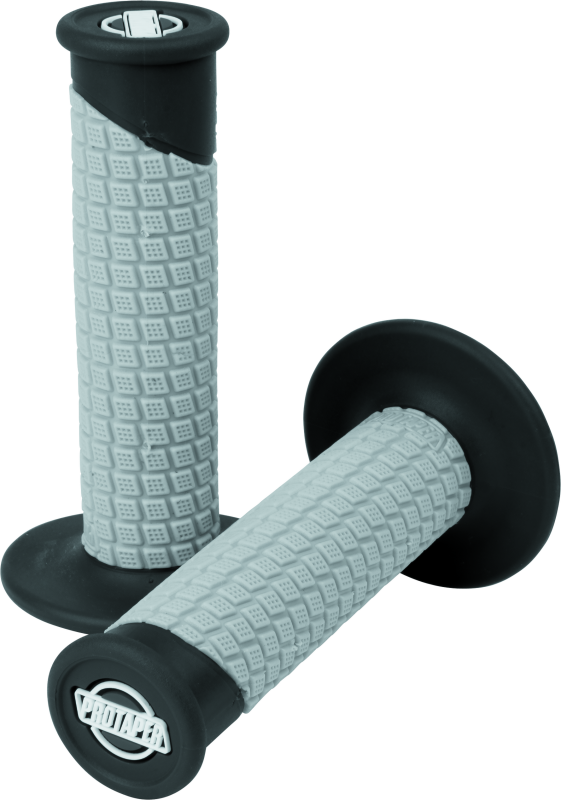 ProTaper Clamp-On Pillow Top Grips - Black/Gray - Bull Strap