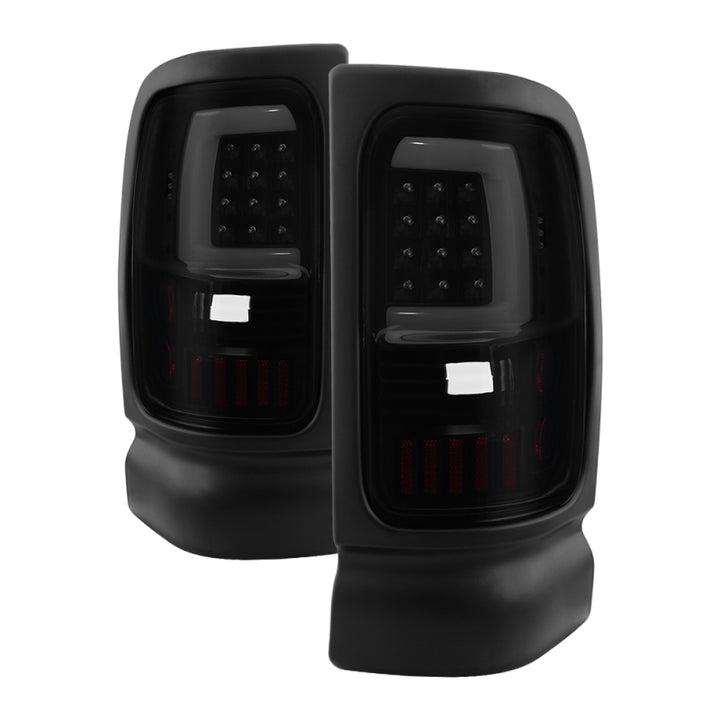 xTune Dodge Ram 1500 94-01 Tail Lights - Light Bar LED - Black ALT-ON-DRAM94V3-LBLED-BSM - Bull Strap
