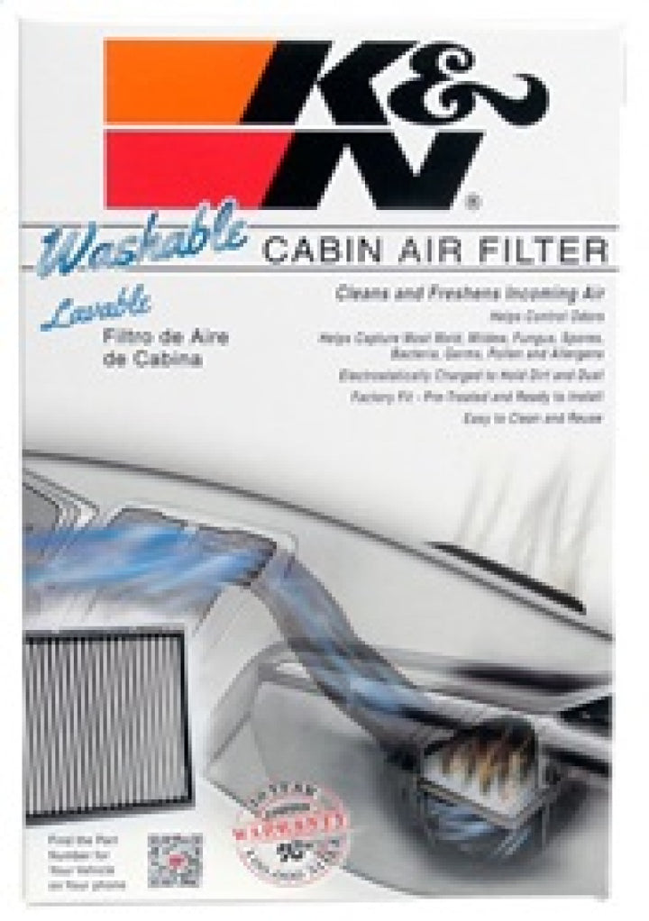 K&N 04-15 Nissan Titan 5.6L V8 F/I Cabin Air Filter - Bull Strap