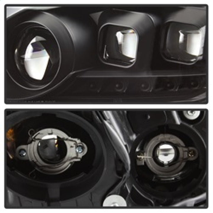 xTune Infiniti G37 Coupe (non-AFS) 08-15 Projector Headlights - Black PRO-JH-IG3708-2D-LB-BK - Bull Strap