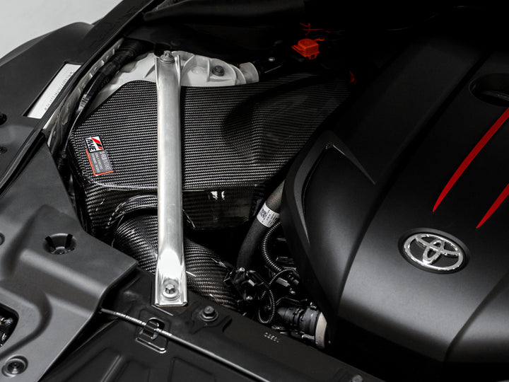 AWE Tuning 2020+ Toyota GR Supra S-FLO Carbon Intake - Bull Strap