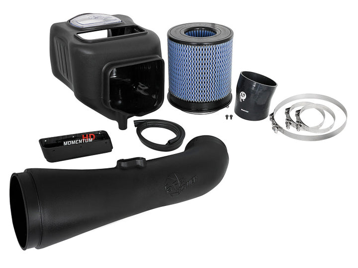 aFe Momentum HD Pro 10R Cold Air Intake System 2017 GM Diesel Trucks V8-6.6L L5P - Bull Strap