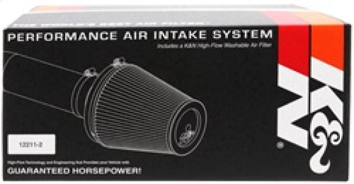 K&N 02 Honda Civic Si Red Typhoon Short Ram Intake - Bull Strap
