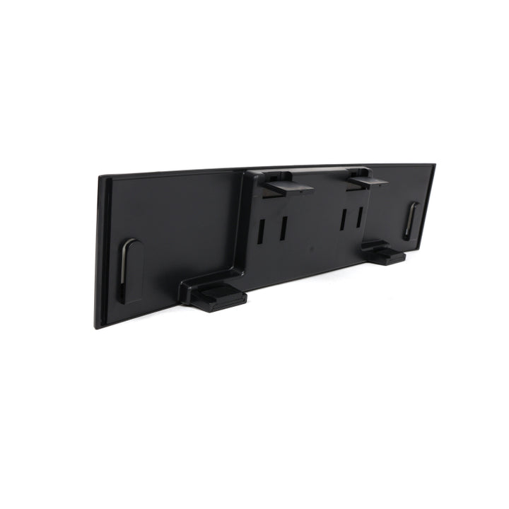 BLOX Racing 290mm Convex Mirror Black Frame No Tint - Bull Strap