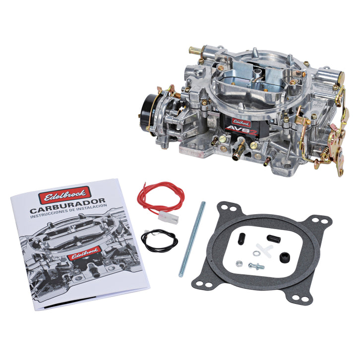 Edelbrock 650 CFM Thunder AVS Annular Carb w/ Electronic Choke - Bull Strap