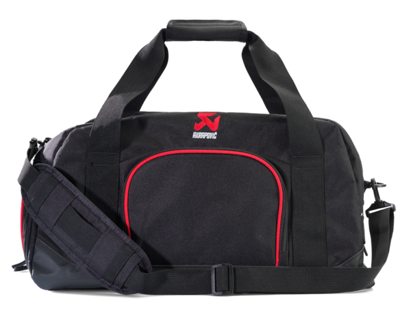 Akrapovic Duffel Bag Ogio - Black w/ Red Details - Bull Strap