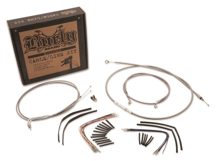 Burly Brand Control Kit 16in - Stainless Steel - Bull Strap