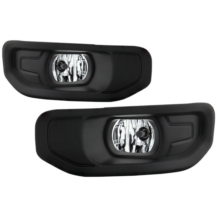 Spyder 19-20 Dodge Ram 1500 OEM Style Fog Lights w/Universal Switch- Clear (FL-DR19-C) - Bull Strap