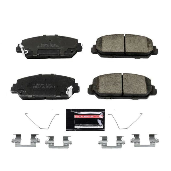 Power Stop 16-19 Acura ILX Front Z23 Evolution Sport Brake Pads w/Hardware - Bull Strap