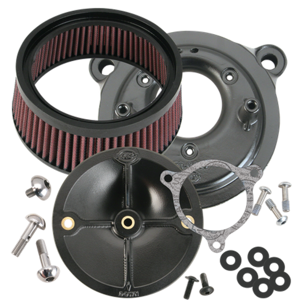S&S Cycle 08-16 Tri-Glide & CVO Models Stealth Air Cleaner Kit w/o Cover - Bull Strap