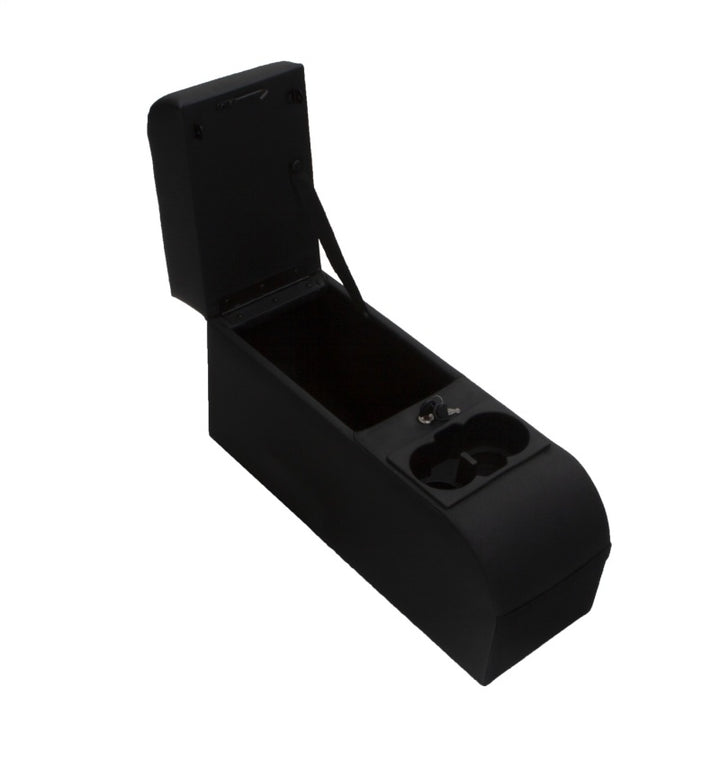 Rampage 1976-1983 Jeep CJ5 Padded Console Floor Mount - Black - Bull Strap