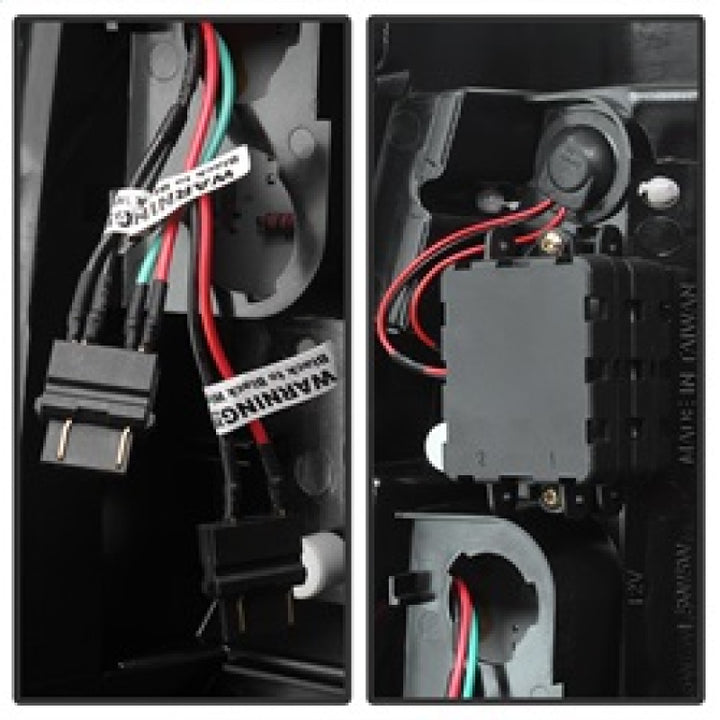 Spyder Chevy Silverado 1500/2500 99-02 Version 2 LED Tail Lights - Red Clear ALT-YD-CS99V2-LED-RC - Bull Strap